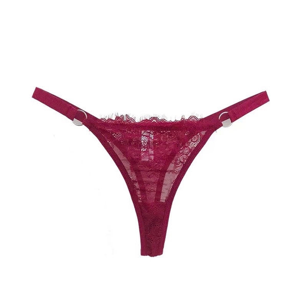 Quần lót lọt khe ren nữ Papaya Thong Q1411 kèm khoen đai chun gợi cảm quyến rũ nữ tính Bralettehousevn