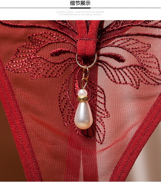 Nishin Thong quần không đáy nữ ngọc trai xẻ đáy Bralettehousevn