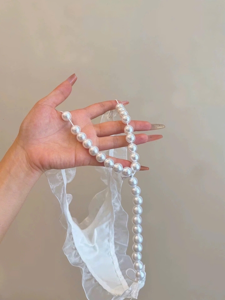 Quần lót ren nữ Romily Panties Q2588 phối chuỗi ngọc trai siêu gợi cảm táo bạo nữ tính quyến rũ Bralettehousevn