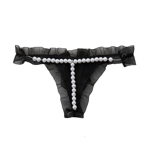 Quần lót ren nữ Romily Panties Q2588 phối chuỗi ngọc trai siêu gợi cảm táo bạo nữ tính quyến rũ Bralettehousevn