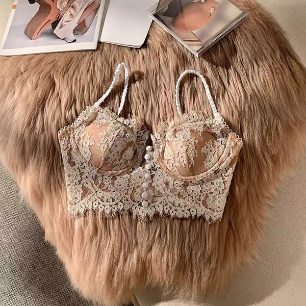 [NEW ARRIVAL] Áo croptop ren Katami Bralette S1252 có gọng mút mỏng thời trang gợi cảm tiểu thư Bralettehousevn