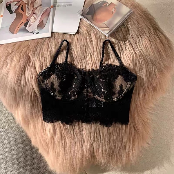 [NEW ARRIVAL] Áo croptop ren Katami Bralette S1252 có gọng mút mỏng thời trang gợi cảm tiểu thư Bralettehousevn