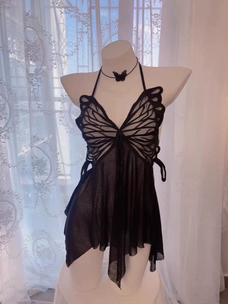 [𝐂𝐡𝐞 𝐭𝐞̂𝐧 - 🔥𝐭𝐨̂́𝐜] S1938 Letty Dress đầm váy ngủ dáng rũ xuyên thấu nữ cao cấp Bralettehousevn