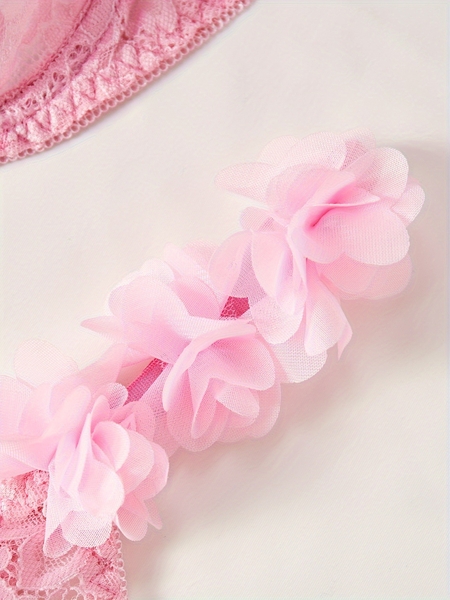 Bộ đồ lót hoa nổi 5D Osica Set S2469 gợi cảm mùa hè quyến rũ kèm quần lọt khe Bralettehousevn