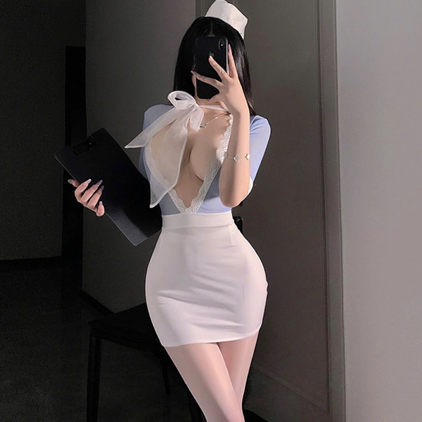 Bộ đồ cosplay tiếp viên Mariner Set Bralettehousevn