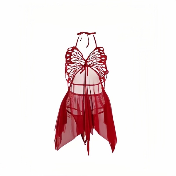 [𝐂𝐡𝐞 𝐭𝐞̂𝐧 - 🔥𝐭𝐨̂́𝐜] S1938 Letty Dress đầm váy ngủ dáng rũ xuyên thấu nữ cao cấp Bralettehousevn