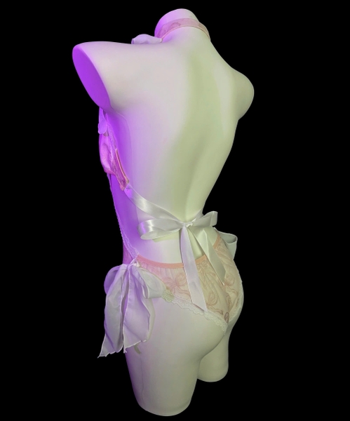 Bộ đồ liền thân Centi Bodysuit voan mỏng cột nơ xuyên thấu gợi cảm Bralettehousevn
