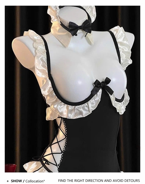 Bộ đồ cosplay thỏ Shala Bunny Set S2763 cut out ngực dáng bodysuit gợi cảm Bralettehousevn