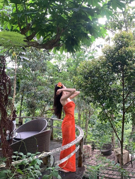 Đầm váy ren nữ Oran Dress S2530 xuyên thấu hot hit nhất mùa hè cúp ngang dáng dài siêu tôn dáng gợi cảm Bralettehousevn