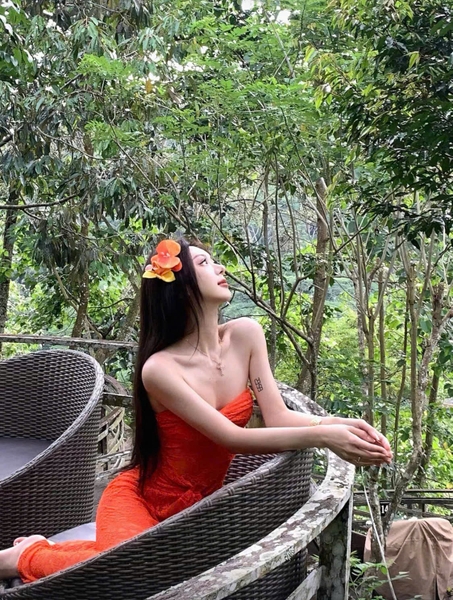 Đầm váy ren nữ Oran Dress S2530 xuyên thấu hot hit nhất mùa hè cúp ngang dáng dài siêu tôn dáng gợi cảm Bralettehousevn