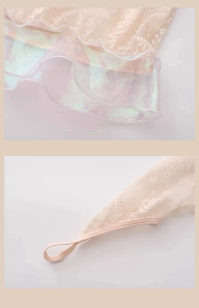 Bộ đồ cosplay Mèo phong cách Trung Hoa truyền thống Hairy Set S2576 gợi cảm xuyên thấu Bralettehousevn