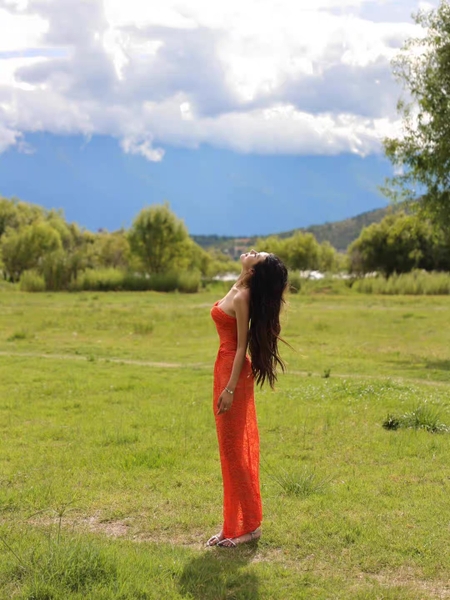 Đầm váy ren nữ Oran Dress S2530 xuyên thấu hot hit nhất mùa hè cúp ngang dáng dài siêu tôn dáng gợi cảm Bralettehousevn