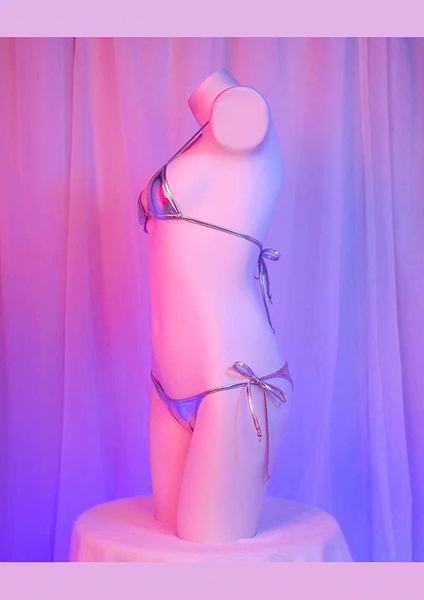 Bộ đồ lót 02 mảnh ánh kim Wow Set S2531 lấp lánh dây cột gợi cảm Bralettehousevn