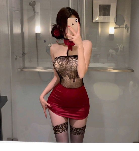 [HOISERY] Tất/vớ body nữ Sera Bodystock PK2626 kèm nơ phối màu quyến rũ tôn dáng Bralettehousevn