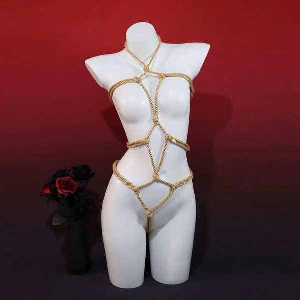 Bộ đồ dây thừng cột sẵn táo bạo gợi cảm Ropebound Bodysuit S2673 Bralettehousevn