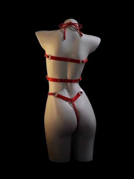 Bộ đồ dây thừng cột sẵn táo bạo gợi cảm Ropebound Bodysuit S2673 Bralettehousevn