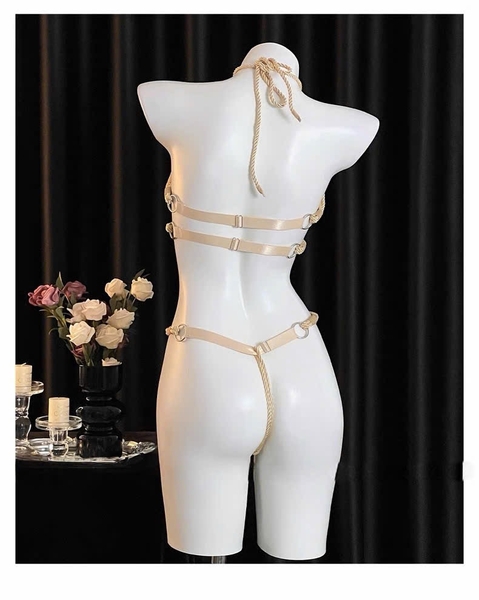 Bộ đồ dây thừng cột sẵn táo bạo gợi cảm Ropebound Bodysuit S2673 Bralettehousevn