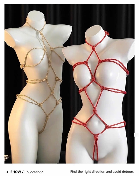 Bộ đồ dây thừng cột sẵn táo bạo gợi cảm Ropebound Bodysuit S2673 Bralettehousevn