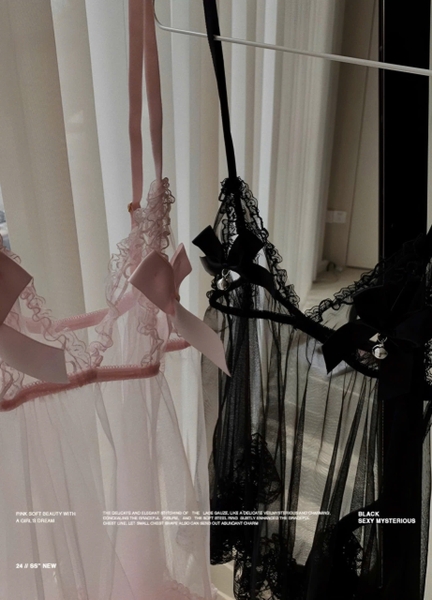 Đầm váy ngủ nữ JestBell Dress S2228 xuyên thấu gợi cảm có chuông Bralettehousevn