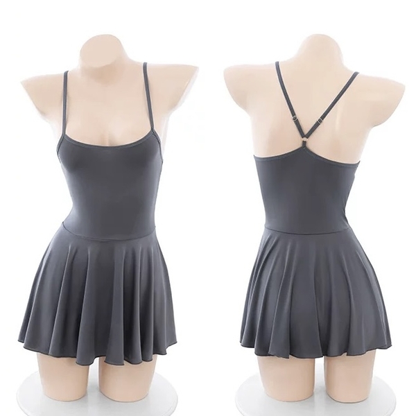 [CÓ BIG SIZE] Đầm ngủ nữ dáng xoè Fille Dress S2396 chất thun siêu hack dáng gợi cảm trẻ trung nữ tính Bralettehousevn