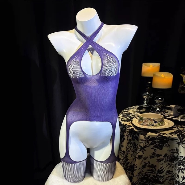 [HOISERY] Tất vớ body Taro Bodystock PK2538 cut out dáng yếm Braletehousevn