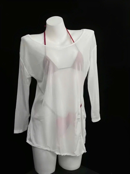 Áo khoác ngoài mỏng xuyên thấu Thin Set dùng để phối với bikini hoặc bra Bralettehousevn