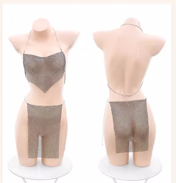 [💖LẤP LÁNH💖] Đầm váy ngủ nữ Little Star Set S2204 gợi cảm thu hút quyến rũ Bralattehousevn