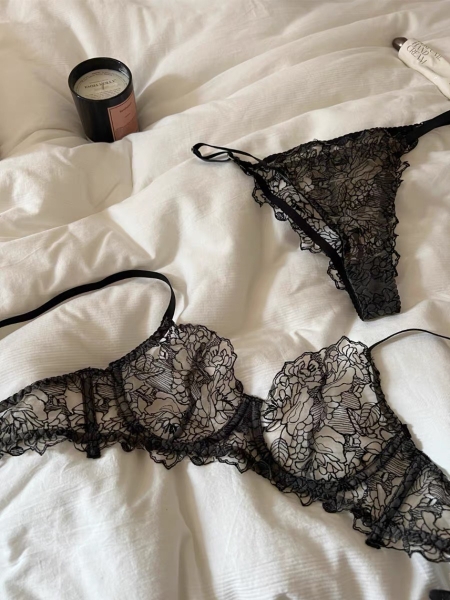 (che tên) 𝐒𝟐𝟎𝟔𝟐 𝐇𝐄𝐋𝐄𝐍𝐀 𝐒𝐄𝐓 Bộ đồ lót ren gợi cảm quyến rũ hoa văn thêu sắc nét sexy cho nữ HÀNG CAO CẤP Bralettehousevn