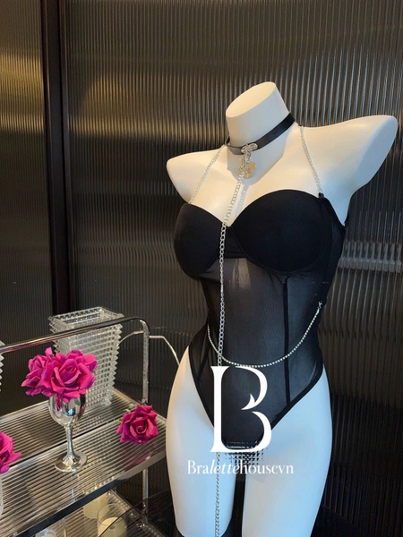 Bộ đồ liền thân Callie Bodysuit S2067 gợi cảm có sẵn mút đệm nút cài đáy Bralettehousevn