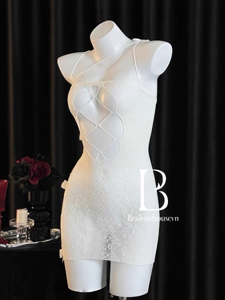 [HOISERY] Solo Bodystock – Tất Body Co Giãn Cut Out Gợi Cảm Bralettehousevn