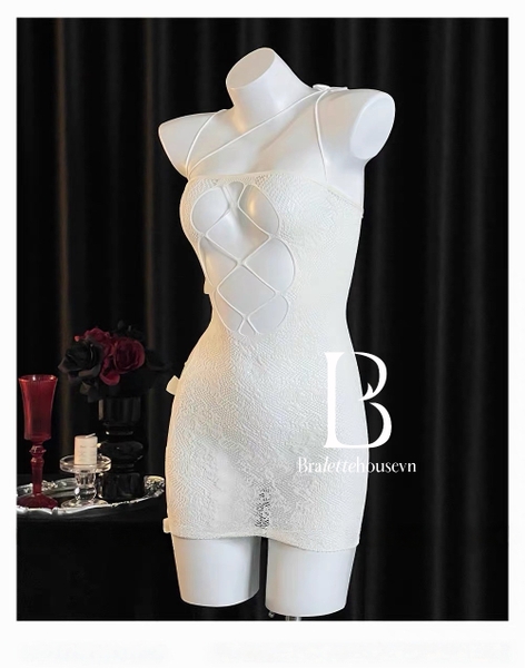 [HOISERY] Solo Bodystock – Tất Body Co Giãn Cut Out Gợi Cảm Bralettehousevn