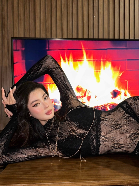 [Hoisery] Elastic Bodystock PK2316 tất vớ body toàn thân co giãn tốt hoa văn ren tay dài siêu gợi cảm trendy nóng bỏng Bralettehousevn