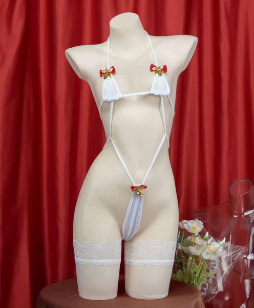 [HOT] Fairy Light Bodysuit S2286 Bộ đồ liền thân nữ đính chuông siêu nhỏ táo bạo gợi cảm Bralettehousevn