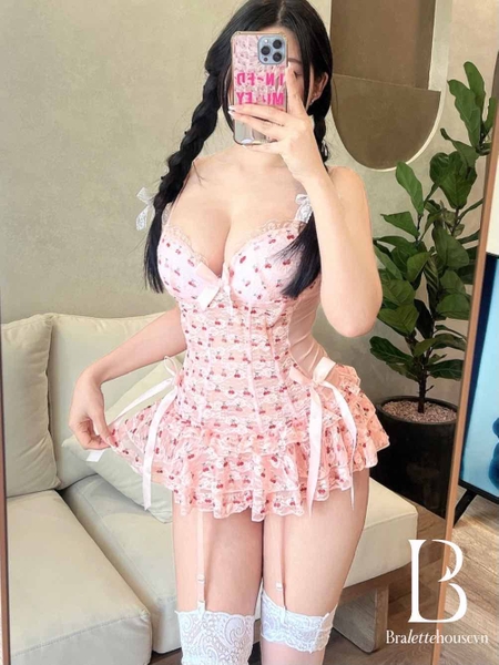 𝐒𝟐𝟎𝟏𝟖 Sherry Dress váy ballet dáng corset phối xoè tiểu thư gợi cảm Bralettehousevn