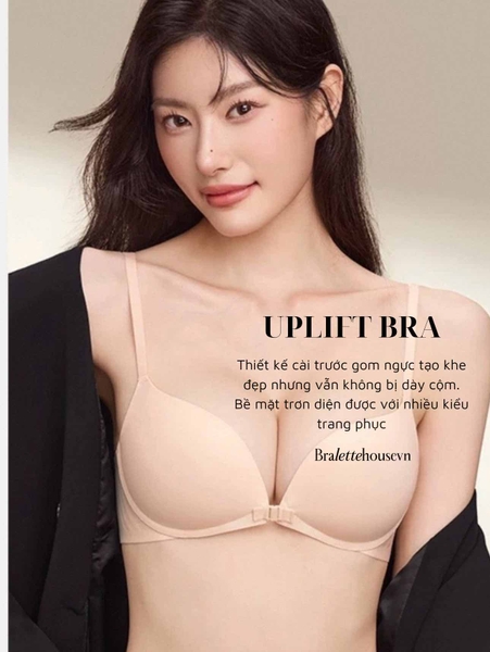 [THÊ HỆ MỚI] Uplift Bra S2394 áo lót nữ cài trước push up tạo khe cao cấp bề mặt trơn BralettehousevnUplift Bra
