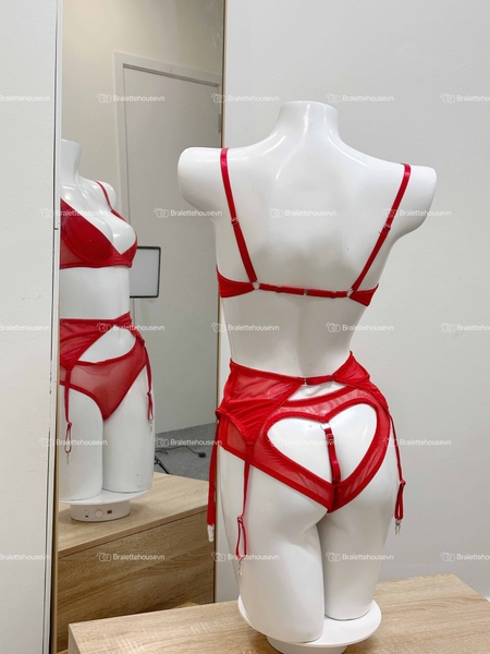 (Tặng đai eo) 𝐒𝟐𝟎𝟕𝟑 𝐖𝐈𝐋𝐋𝐈𝐒 𝐒𝐄𝐓 Bộ đồ lót có gọng half cup HÀNG CAO CẤP siêu gợi cảm cho nữ Bralettehousevn