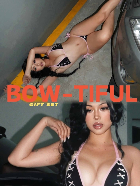 [GIFT FOR BILL > 899K] Set đồ lót bralette Bow-Tiful Set S2236 có nơ dây cột phong cách gợi cảm Bralettehousevn
