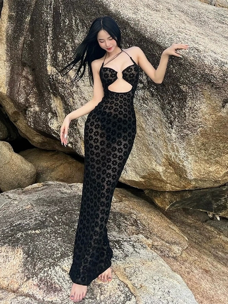 Đầm váy nữ Juhi Dress S2088 dáng dài ôm sát quyến rũ du lịch Bralettehousevn