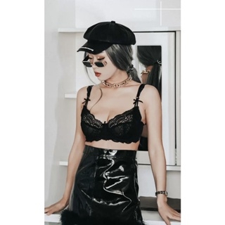Set đồ lót nữ có gọng không đệm lót mút phối ren Wednesday set S1591 Bralettehousevn