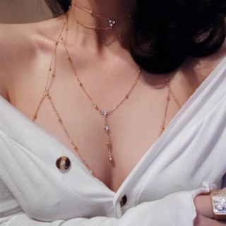 (CHE TÊN) 𝐏𝐊𝟐𝟎𝟐𝟗 𝐗𝐚𝐭𝐢𝐚 𝐁𝐨𝐝𝐲𝐜𝐡𝐚𝐢𝐧 dây phụ kiện body cho nữ đính đá lấp lánh Bralettehousevn