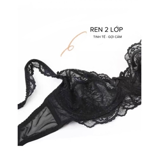 Set áo ngực ren gợi cảm có gọng không mút S819  More and More Bralettehousevn