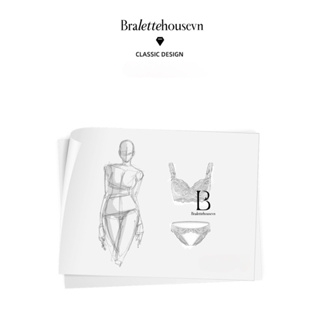 Set áo ngực ren gợi cảm có gọng không mút S819  More and More Bralettehousevn