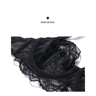 Set áo ngực ren gợi cảm có gọng không mút S819  More and More Bralettehousevn