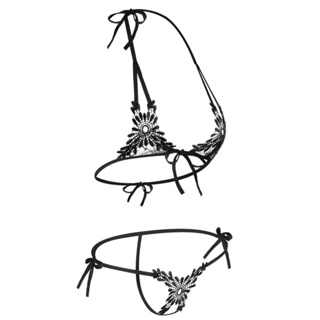 S961 Ylang Set đồ lót nữ dáng  dây mảnh dạng cột Bralettehousevn