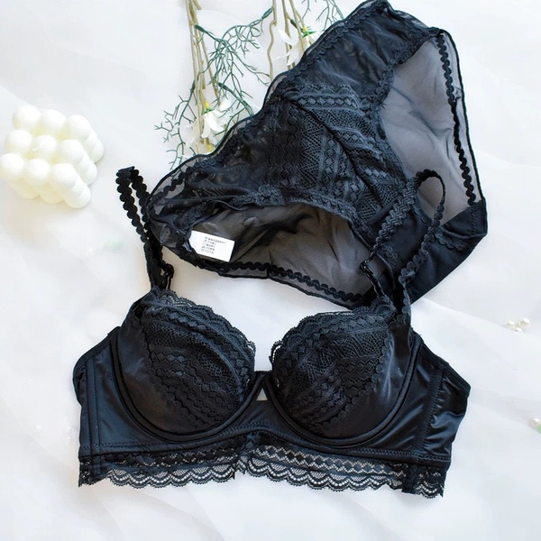 [Kèm quần] S1921 Casual Set bộ đồ lót ren nữ có gọng mút đệm mỏng thoải mái nữ tính Bralettehousev