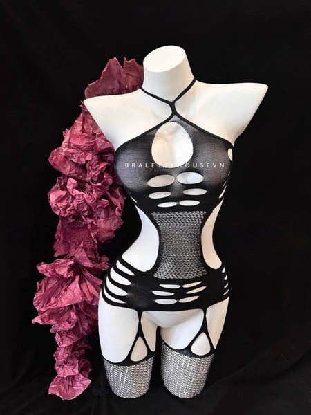 [𝐂𝐡𝐞 𝐭𝐞̂𝐧 - 🔥𝐇𝐨𝐚̉ 𝐭𝐨̂́𝐜] Tất vớ toàn thân nữ PK1957 Mobius co giãn Bralettehousevn