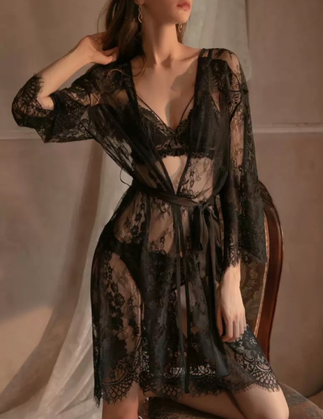 [Che tên - Hoả tốc] S1948 Choàng ngủ ren 𝐋𝐀𝐋𝐈𝐍 cao cấp sang trọng cho nữ  Bralettehousevn