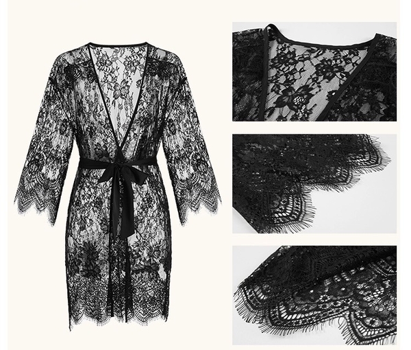 [Che tên - Hoả tốc] S1948 Choàng ngủ ren 𝐋𝐀𝐋𝐈𝐍 cao cấp sang trọng cho nữ  Bralettehousevn