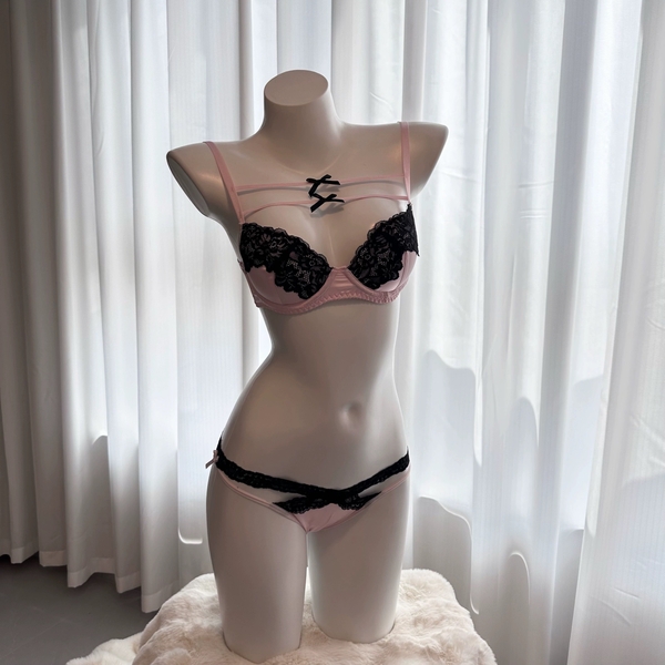 [CHE TÊN - HOẢ TỐC] Florin Set S2105 bộ đồ lót nữ cao cấp nữ tính có mút nâng phối ren Bralettehousevn