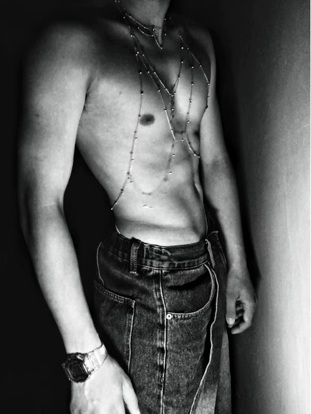 (CHE TÊN) 𝐏𝐊𝟐𝟎𝟐𝟗 𝐗𝐚𝐭𝐢𝐚 𝐁𝐨𝐝𝐲𝐜𝐡𝐚𝐢𝐧 dây phụ kiện body cho nữ đính đá lấp lánh Bralettehousevn